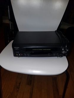 SHARP Vhs 4head hifi stereo rapid rewind