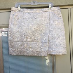 J. Crew Silver Skirt, Size 12