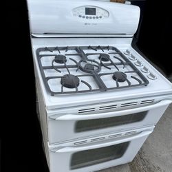 Maytag Gas Range 5 Burner 2 Ovens 👍🏽 