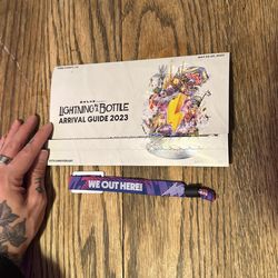Lightning In A Bottle 2023 Wristband