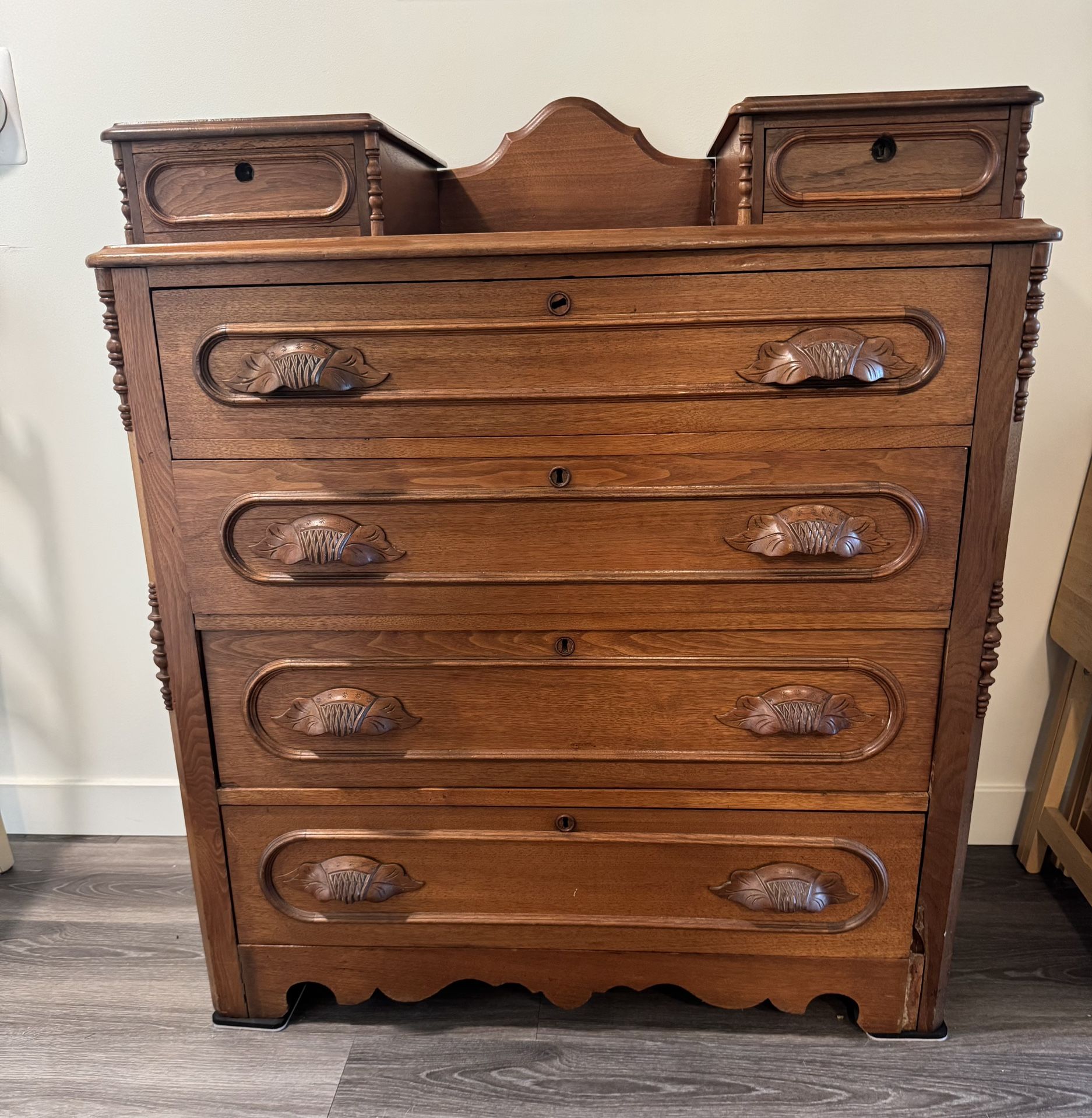 Antique Walnut Dresser