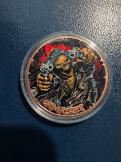 Colorized copper 1 oz coins