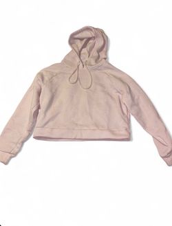 Croppped pink bows hoodie