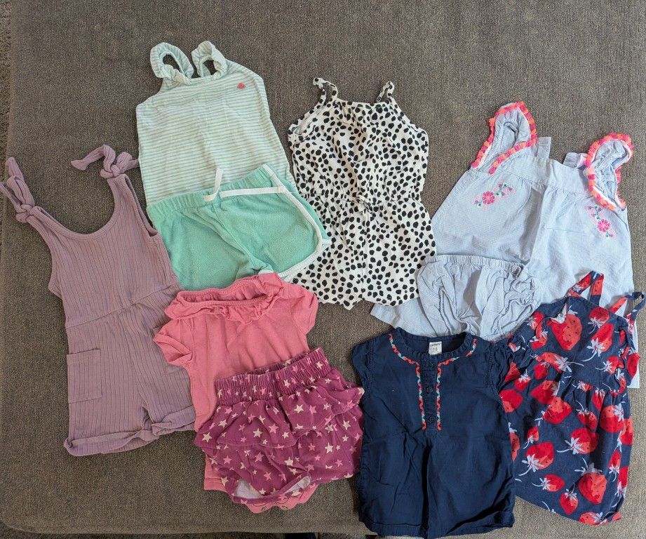 Baby Girl Summer Bundle 18 Months