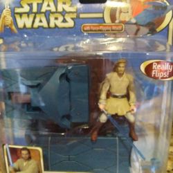 Star Wars Attack Of The Clones Obi-Wan Kenobi Action Figure 