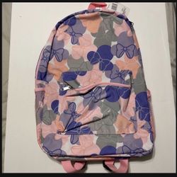 NWT Disney Parks Exclusive Minnie Mouse Bow Backpack Pink Purple WDW