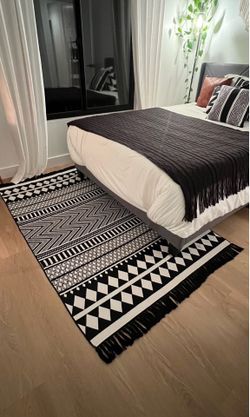 Reversible and washable rug 4 x 6