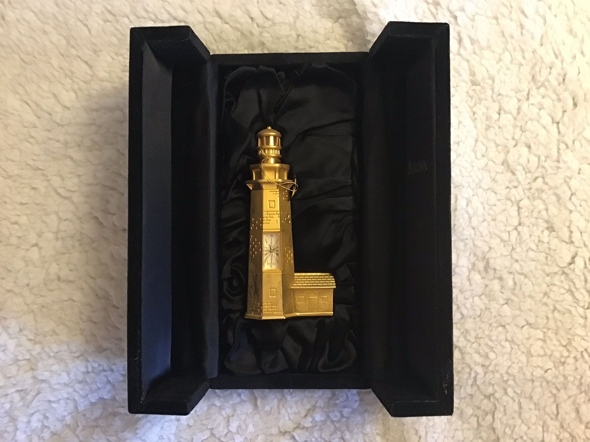 Bulova Lighthouse Miniature Clock – $160 obo