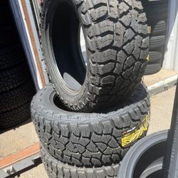 LT 33x12.50x20 $740 CASH OUT THE DOOR All Terrain RT  Tires installed (4) New 50,000 Mile Warranty