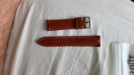 Tuns leather watch strap