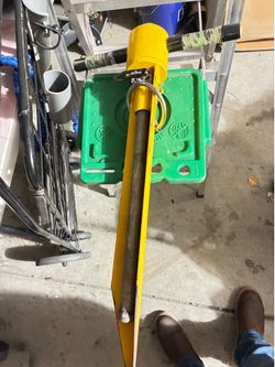 Heavy duty sand spike to anchor down boat or watercraft