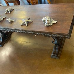 1920’s Spanish Sofa Table 23 X 71” Long X 27” Tall