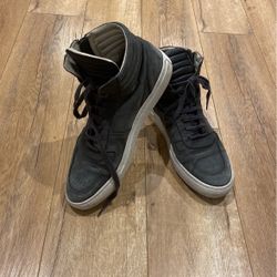 Grey National Standard High Top Sneakers Size: 11