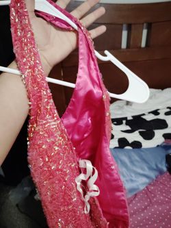 Pink prom dress size 2