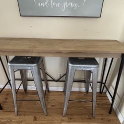 Furniture - Bed Set And High Table 