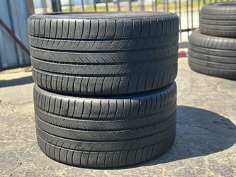 PAIR OF TIRE 285 35 19 Michelin 85% LIFE