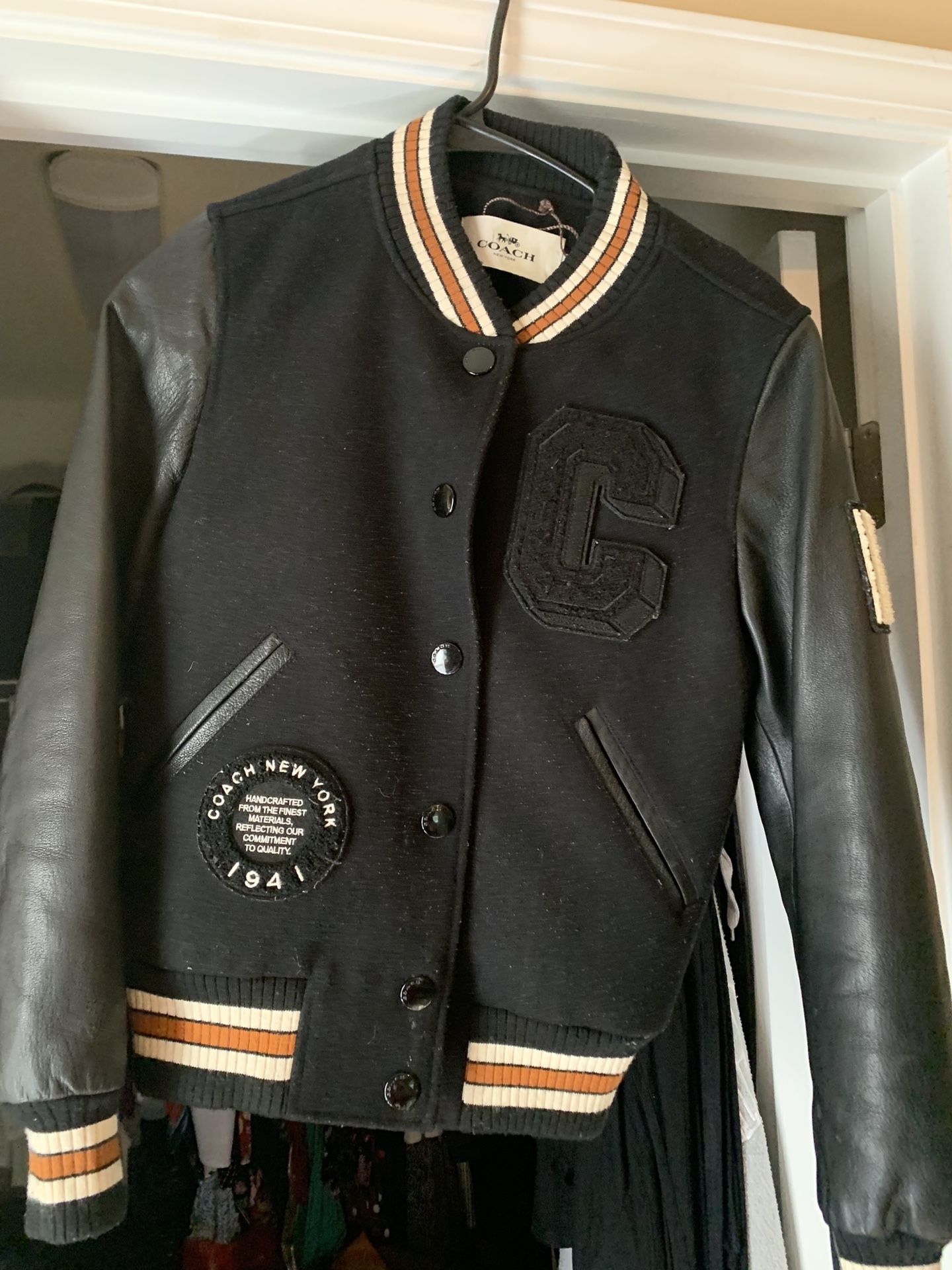 Coach Varsity Jacket - Wool / Leather 