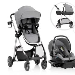 Evenflo  omni plus stroller with car seat all set