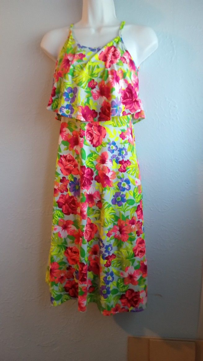 Girls Size 12 Pink Crush Summer Dress