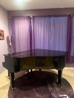 Black Lacquer Baby Grand Piano