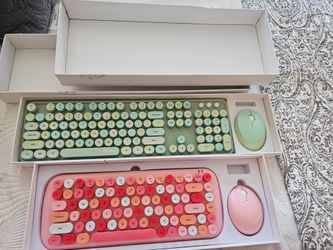 Mofi colorful Wireless keyboard and mouse set