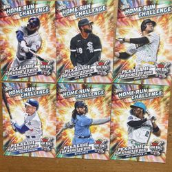 2024 TOPPS LOT OF 14 HOME RUN CHALLENGE CARDS