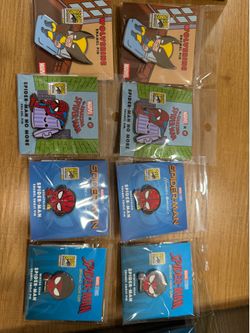 100% Soft SDCC 2026 Exclusive Pins Spider Man and Wolverine