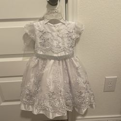 Toddler Girl White Dress