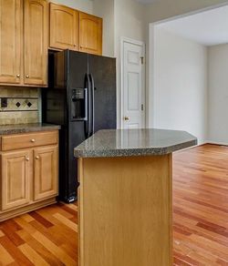 Black GE Refrigerator 33”