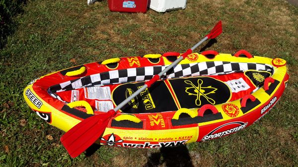 Inflatable kayak/ towable boat tube for Sale in Portland 