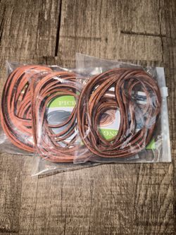 3mm Flat Genuine Leather Cords