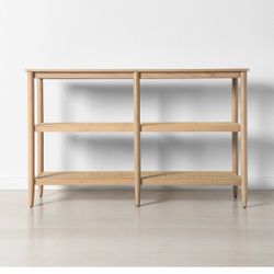 Hearth And Hand Console/Shelf And 2 Matching Side Tables (As A Set Only)