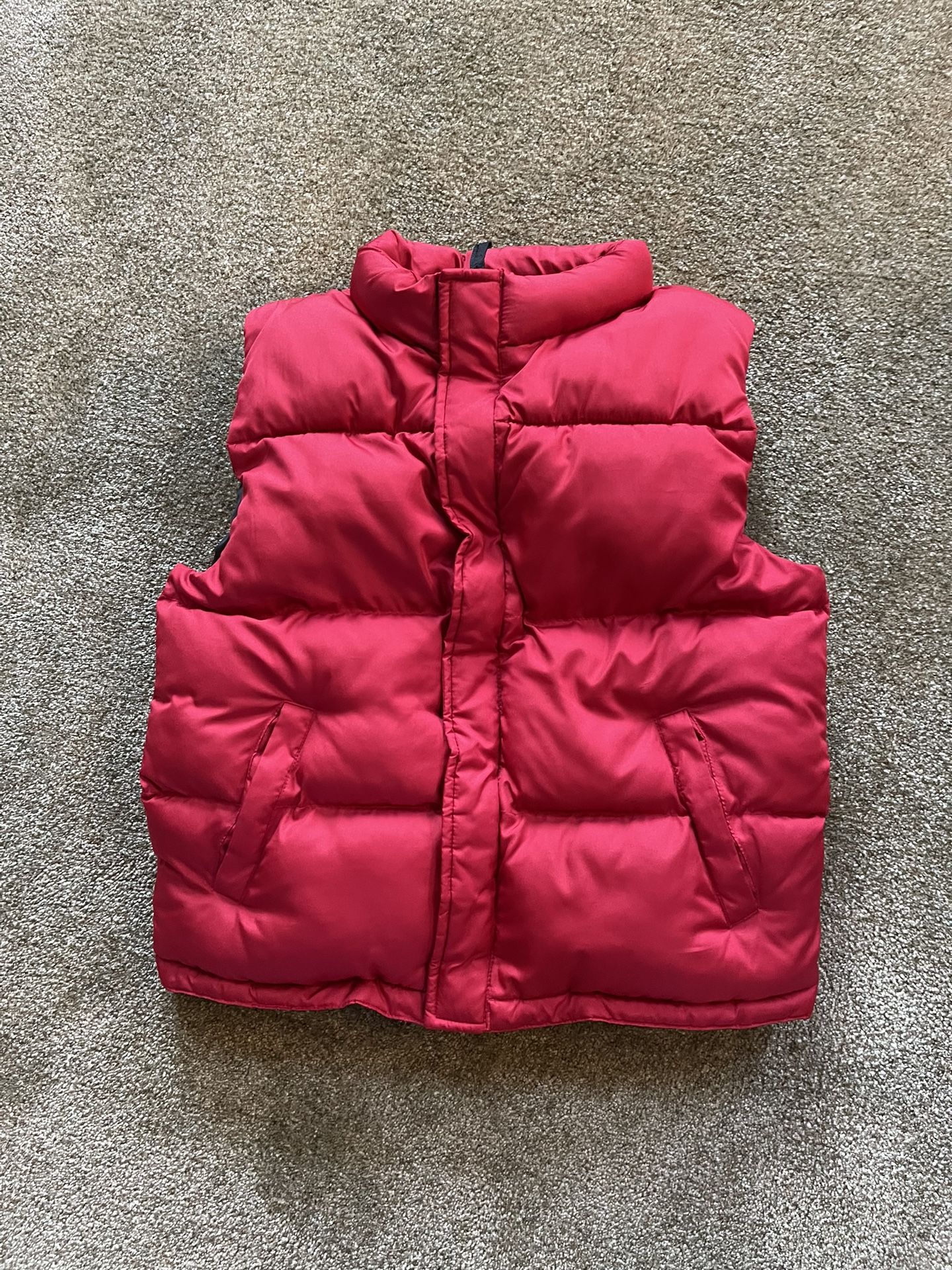 Boys 8/10 Athletic Works Zip Up Poly Filled Vest. Used Like Brand New.
