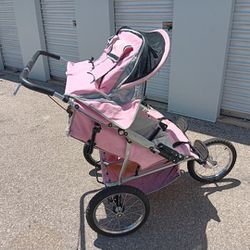 Pink Jogger Stroller 