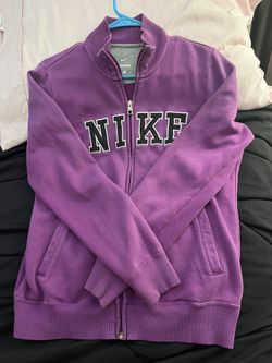 Purple Vintage Nike Zip Up