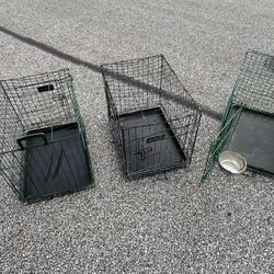 🐶 Puppy 🐕 Dog Cages With Bottom Tray 