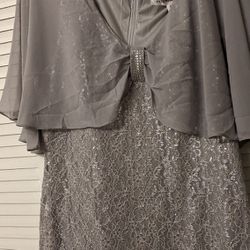Gray & Silver Gown