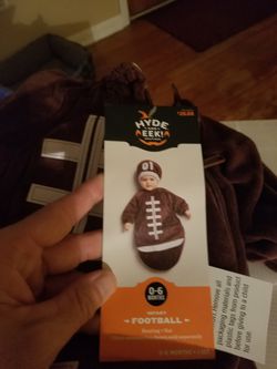 Brand new infant Halloween costume "football"