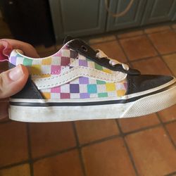 Rainbow Vans Toddler Size 8