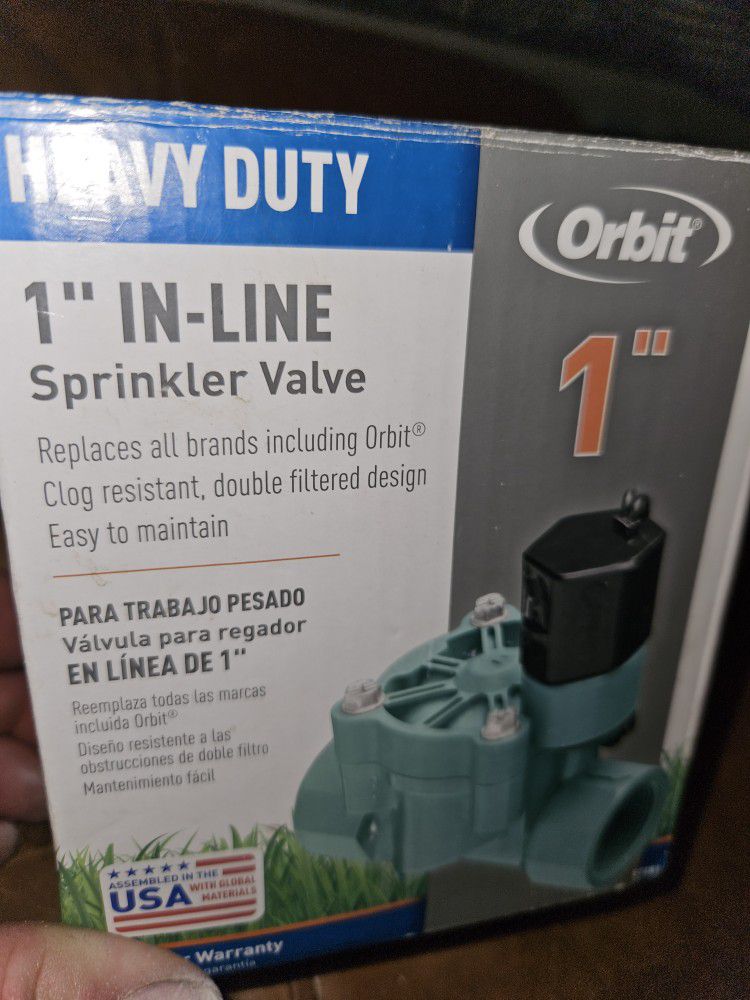 1" In-Line (Orbit) Sprinkler Valve 