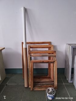 Silkscreen:  wood frames
