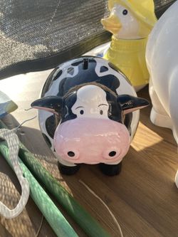 Ceramic Cow Bank