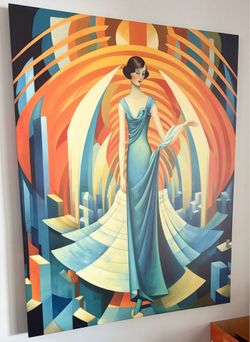 Art Deco Canvas Art Print