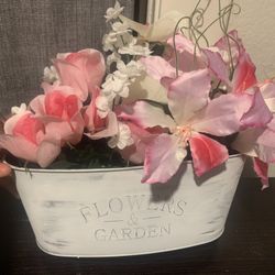 Farmhouse Style Faux Flower Room Decor 