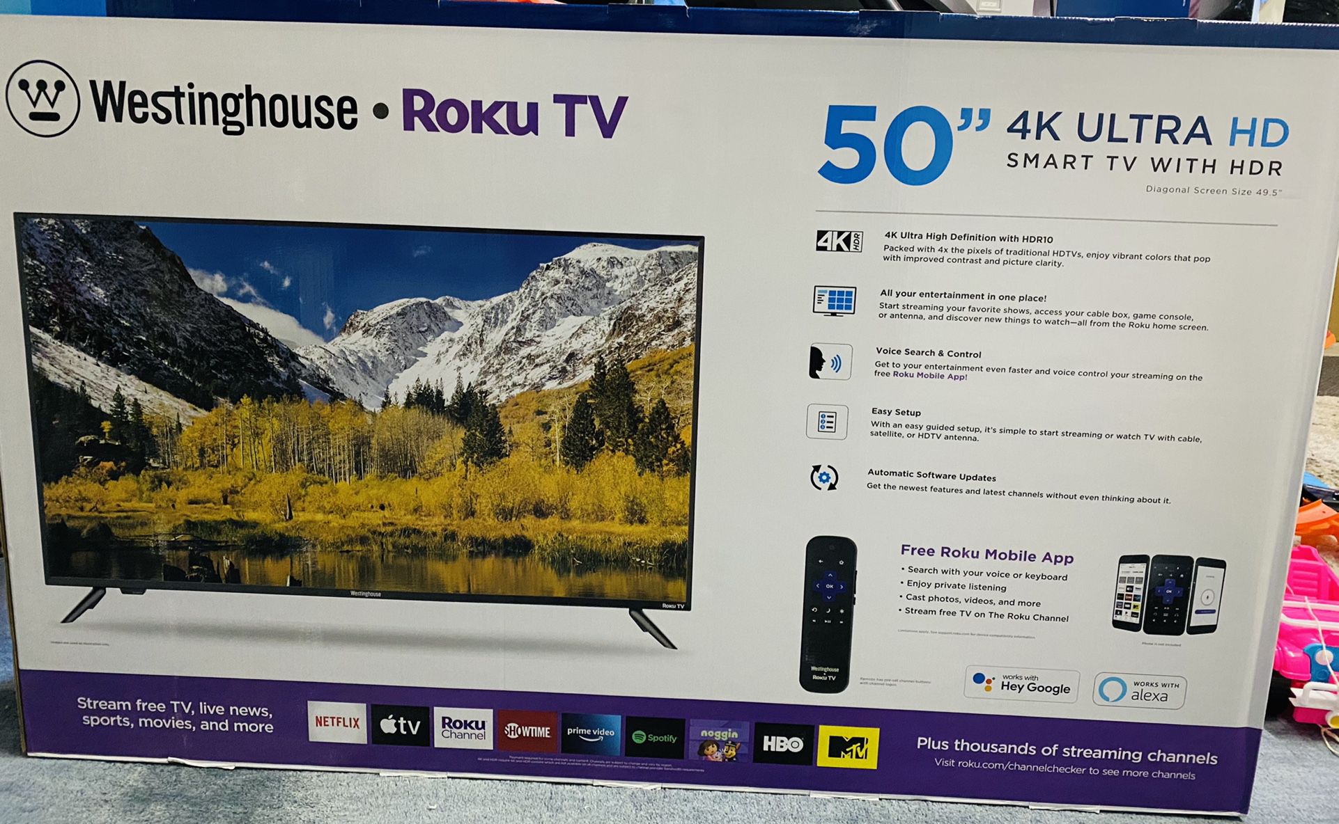 Sealed 50 inches 4k Ultra HD TV For Sale