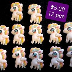 Unicorn Resine Charms