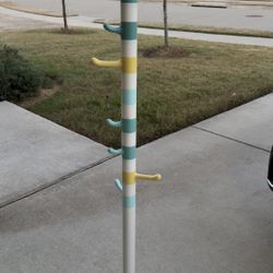 Colorful Kids Coat Rack / Multi-Hook Stand