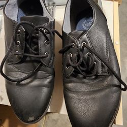 Black Dress Shoes For Boys, Sized 4