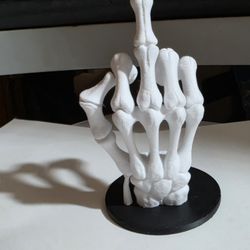 Skeleton Middle Finger.