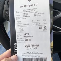 Joshua Tree Ticket